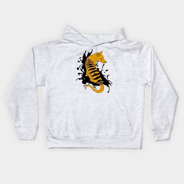 Thylacine Ink Kids Hoodie by Tinker and Bone Studio